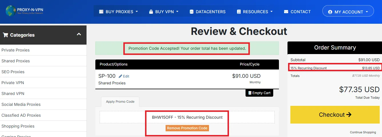 Proxy n vpn 15% off coupon